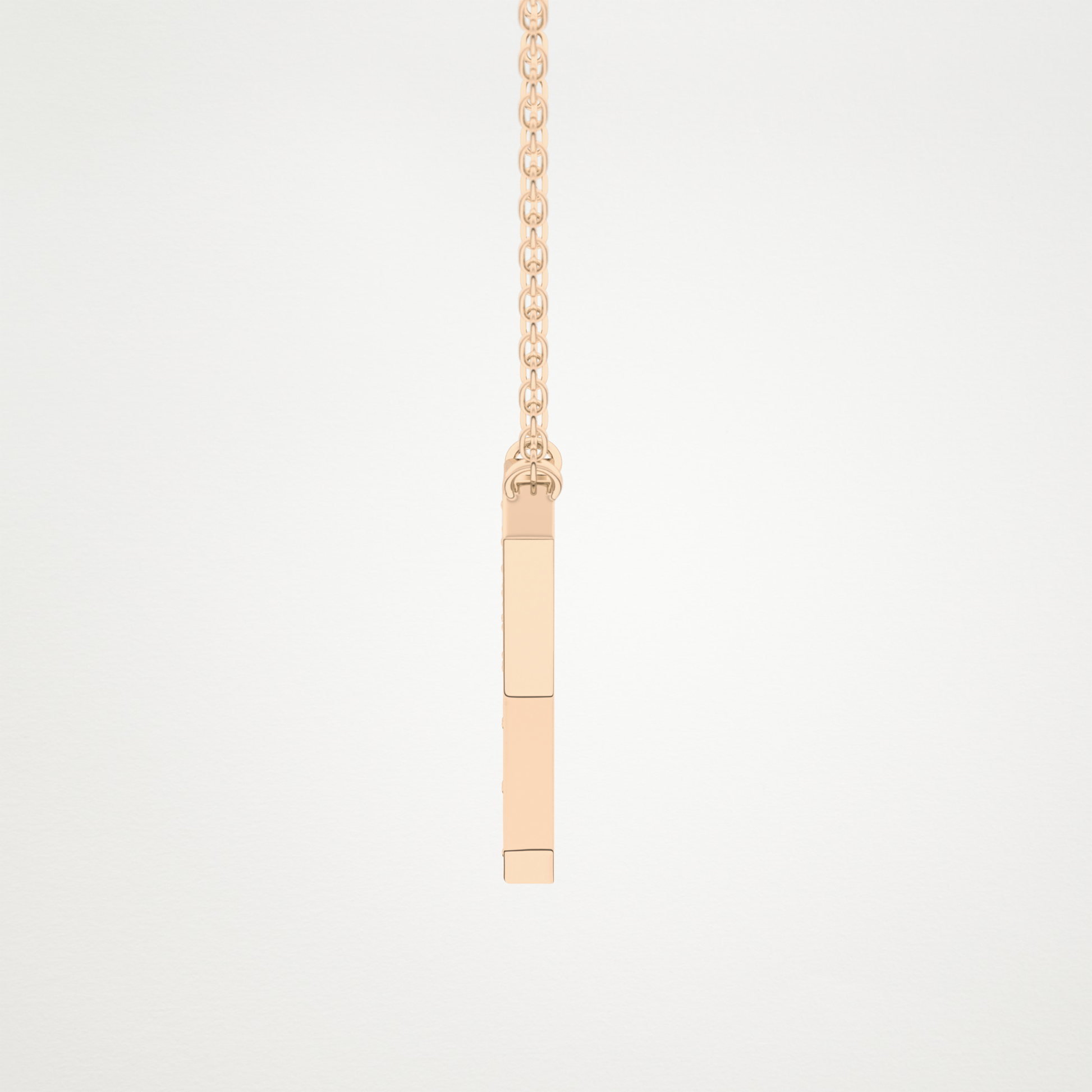 0.23 TCW Round Lab Grown Diamond Y Initial Pendant Necklace