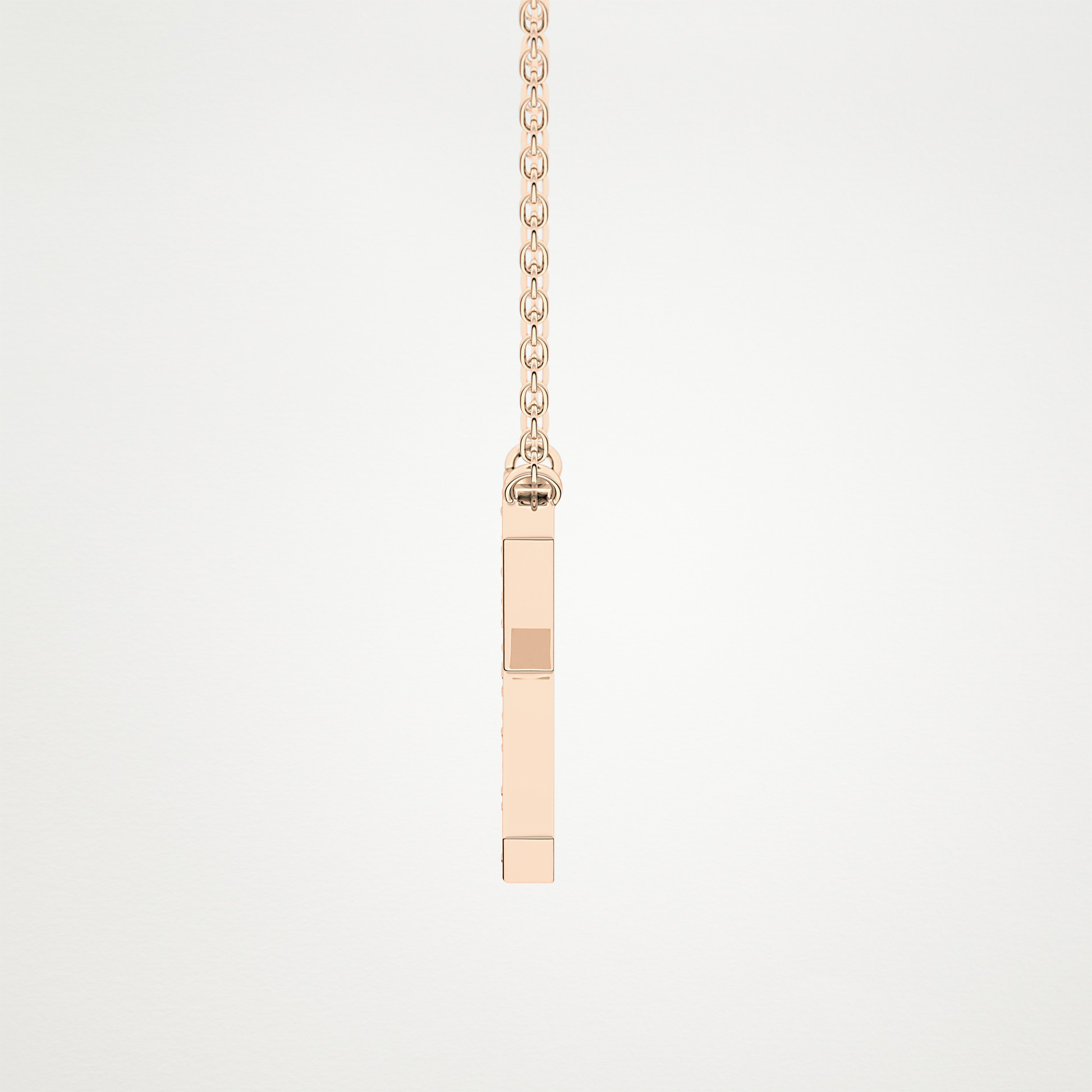 0.31 TCW Round Lab Grown Diamond X Initial Pendant Necklace