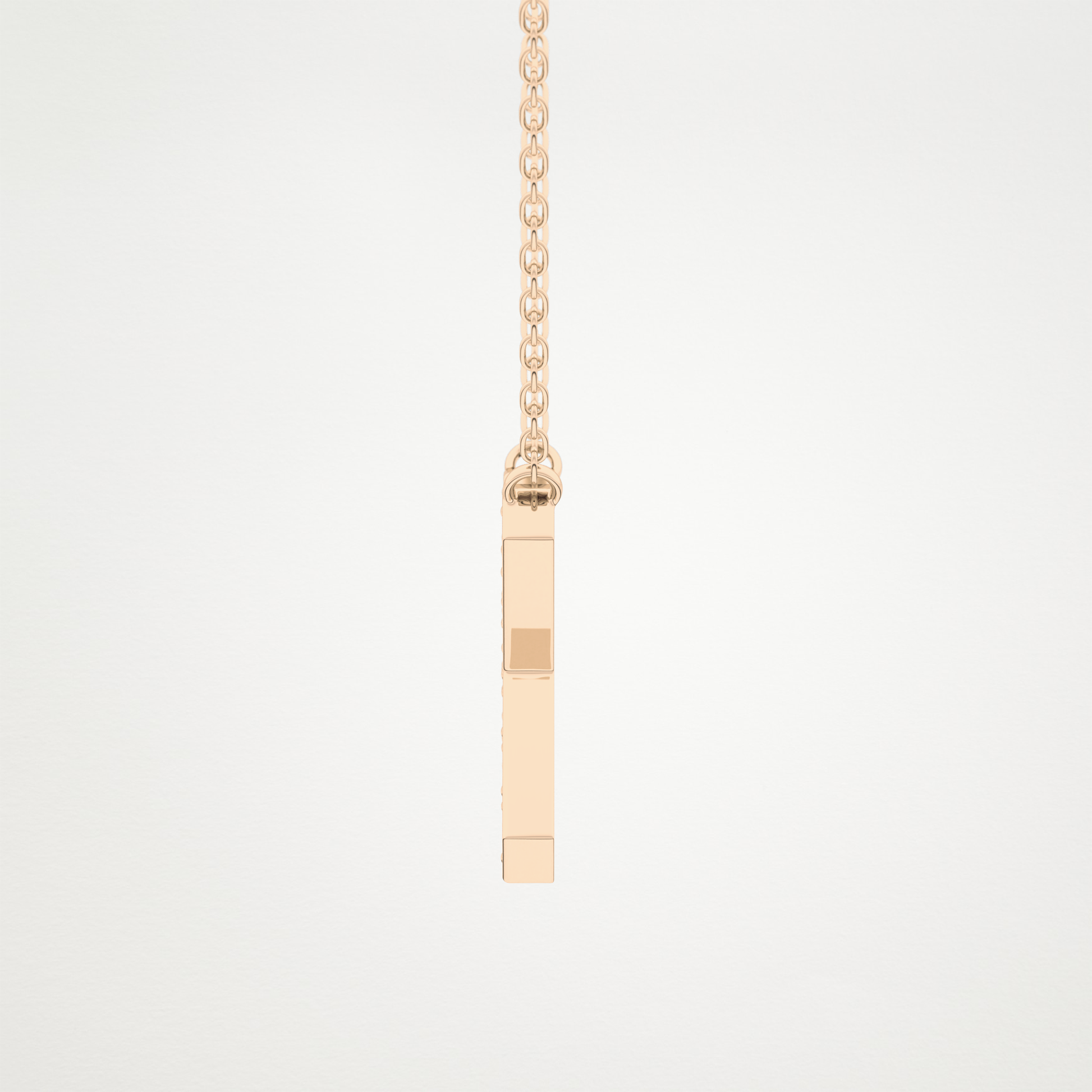 0.31 TCW Round Lab Grown Diamond X Initial Pendant Necklace