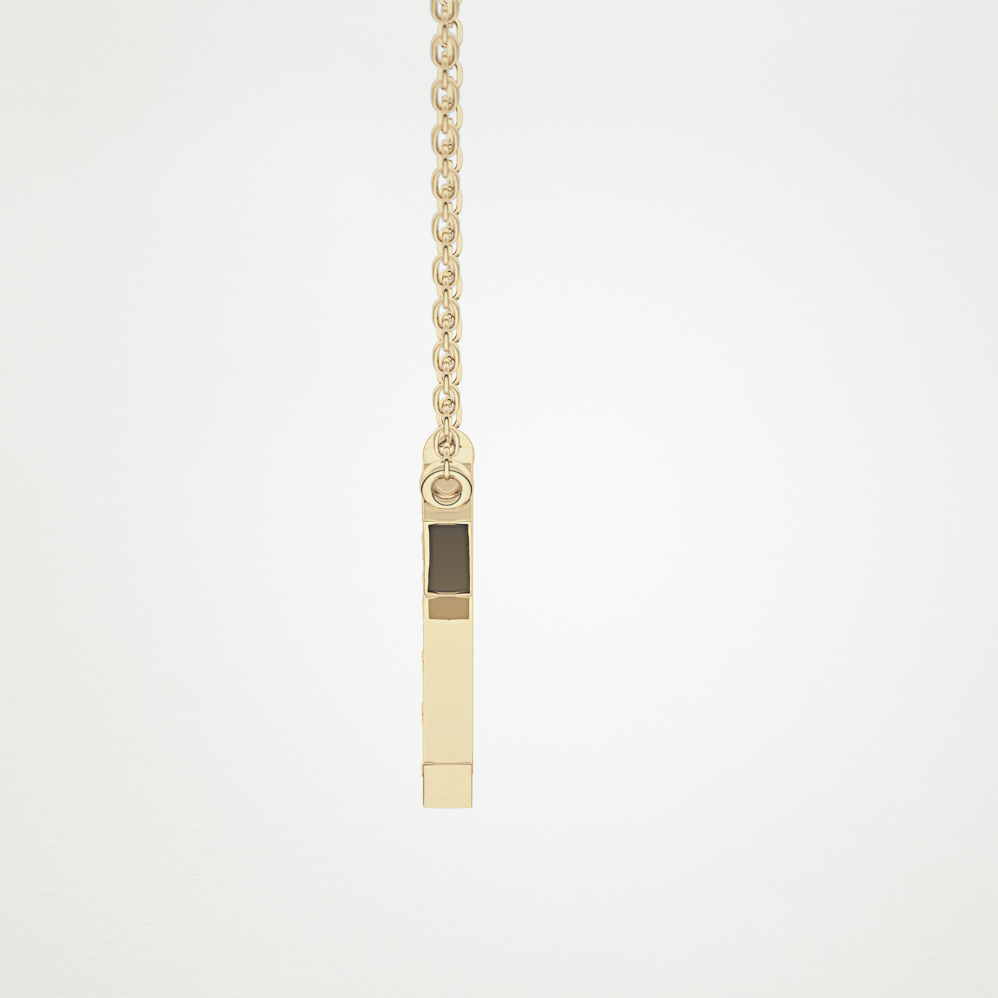 0.27 TCW Round Lab Grown Diamond K Initial Pendant Necklace