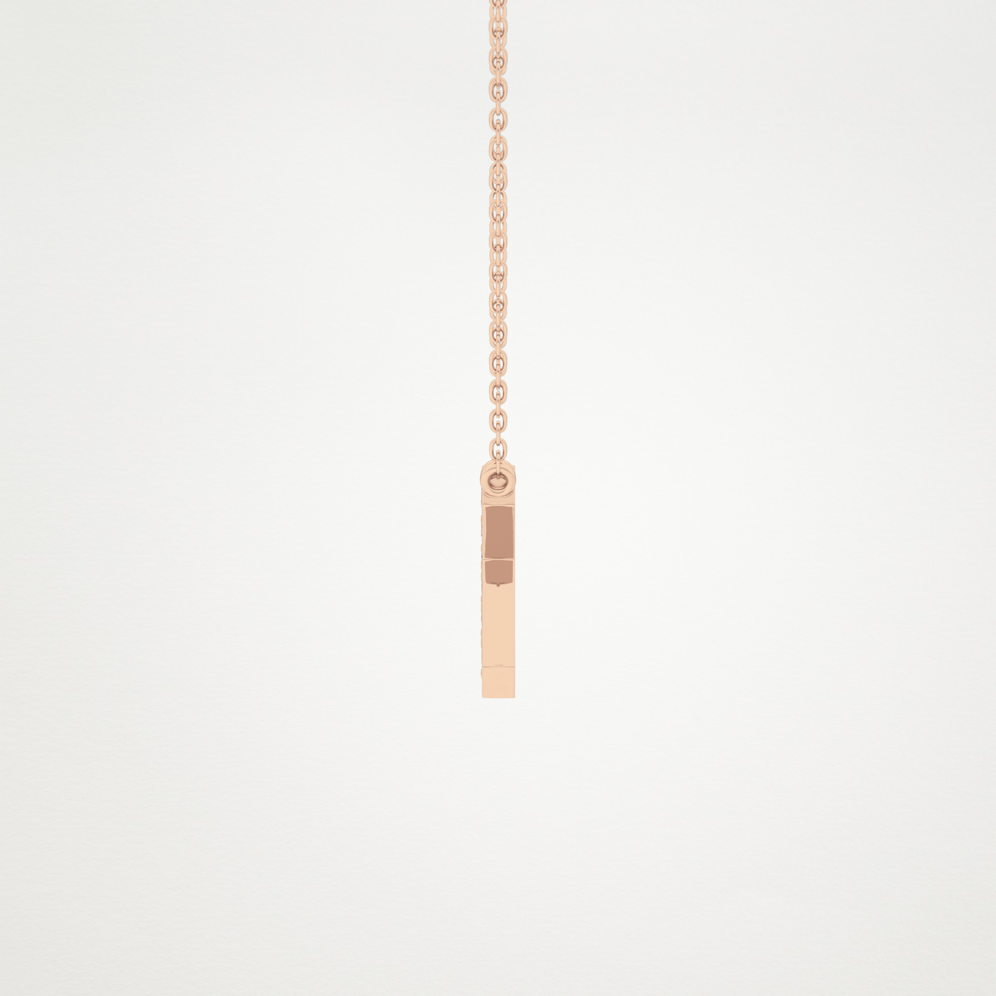 0.27 TCW Round Lab Grown Diamond K Initial Pendant Necklace