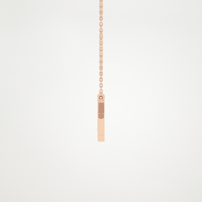 0.27 TCW Round Lab Grown Diamond K Initial Pendant Necklace