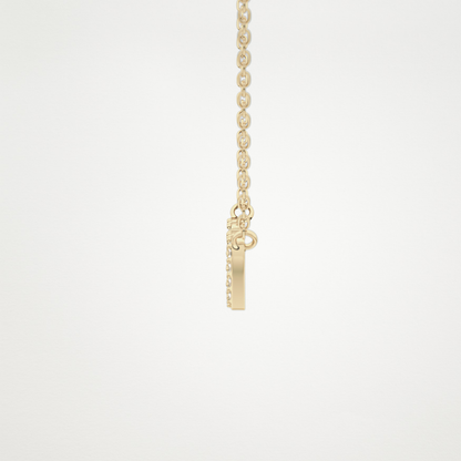 0.17 TCW Round Lab Grown Diamond MAMA Necklace