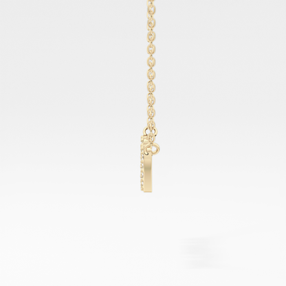 0.17 TCW Round Lab Grown Diamond MAMA Necklace