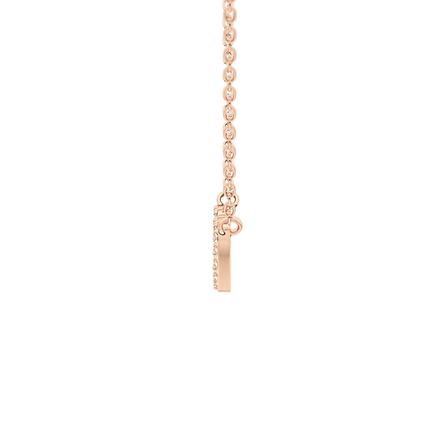 0.17 TCW Round Lab Grown Diamond MAMA Necklace