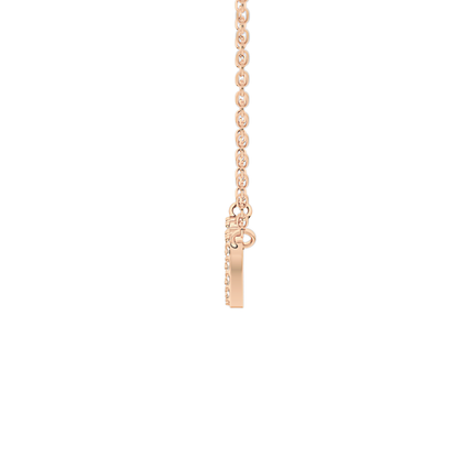 0.17 TCW Round Lab Grown Diamond MAMA Necklace