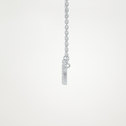 0.17 TCW Round Lab Grown Diamond MAMA Necklace