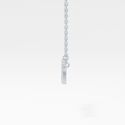0.17 TCW Round Lab Grown Diamond MAMA Necklace