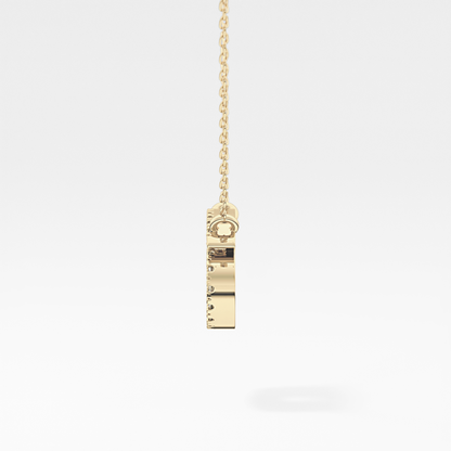 0.175 TCW Round Lab Grown Diamond Cancer Zodiac Sign Necklace