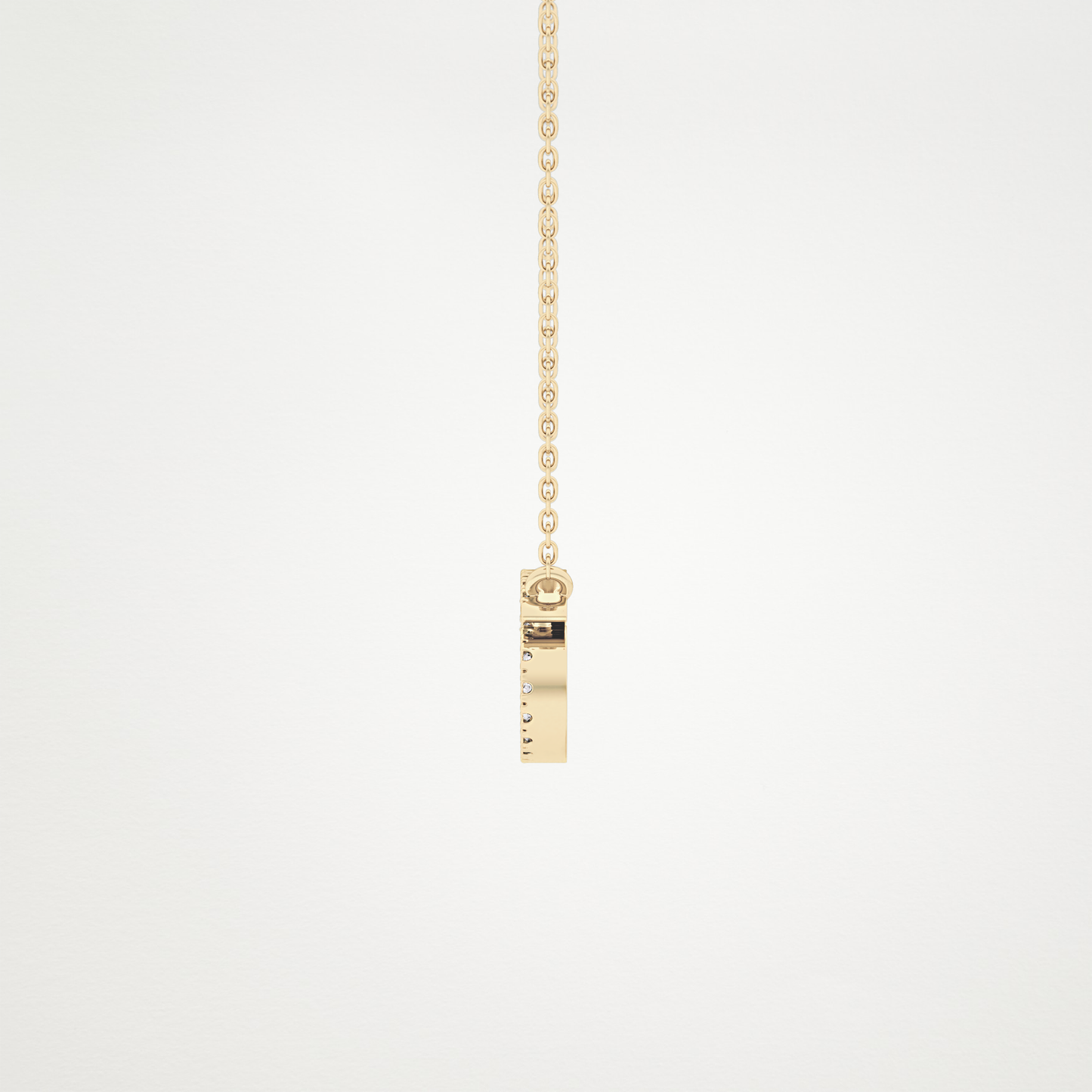 0.175 TCW Round Lab Grown Diamond Cancer Zodiac Sign Necklace