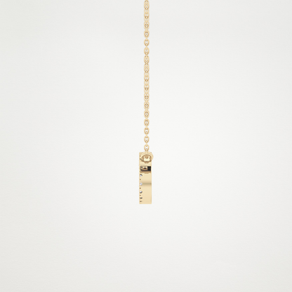 0.175 TCW Round Lab Grown Diamond Cancer Zodiac Sign Necklace