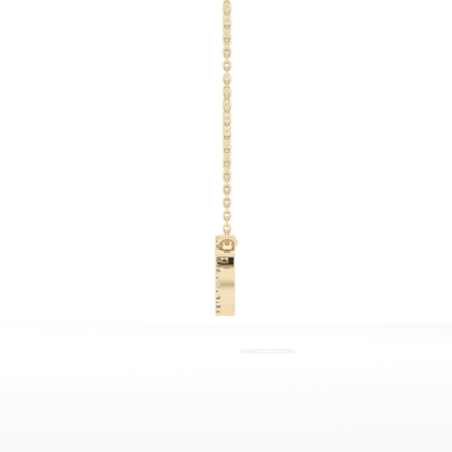 0.175 TCW Round Lab Grown Diamond Cancer Zodiac Sign Necklace