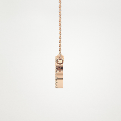 0.175 TCW Round Lab Grown Diamond Cancer Zodiac Sign Necklace