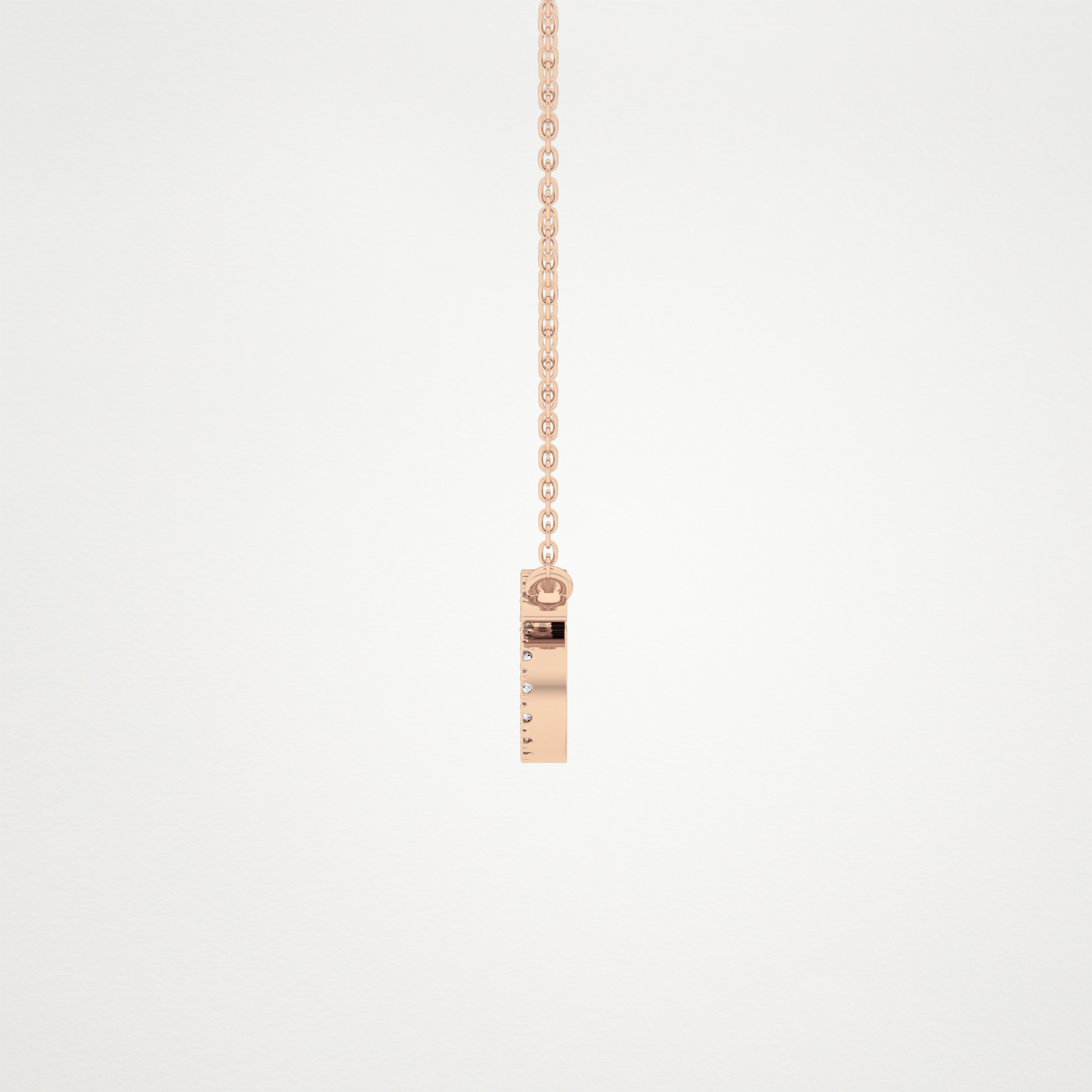0.175 TCW Round Lab Grown Diamond Cancer Zodiac Sign Necklace