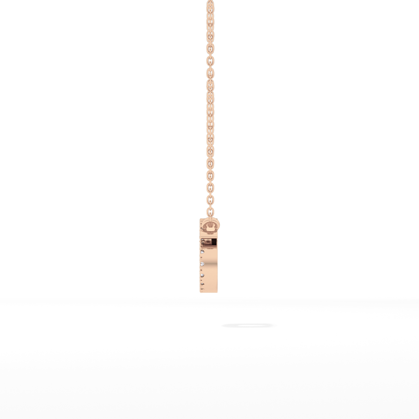 0.175 TCW Round Lab Grown Diamond Cancer Zodiac Sign Necklace
