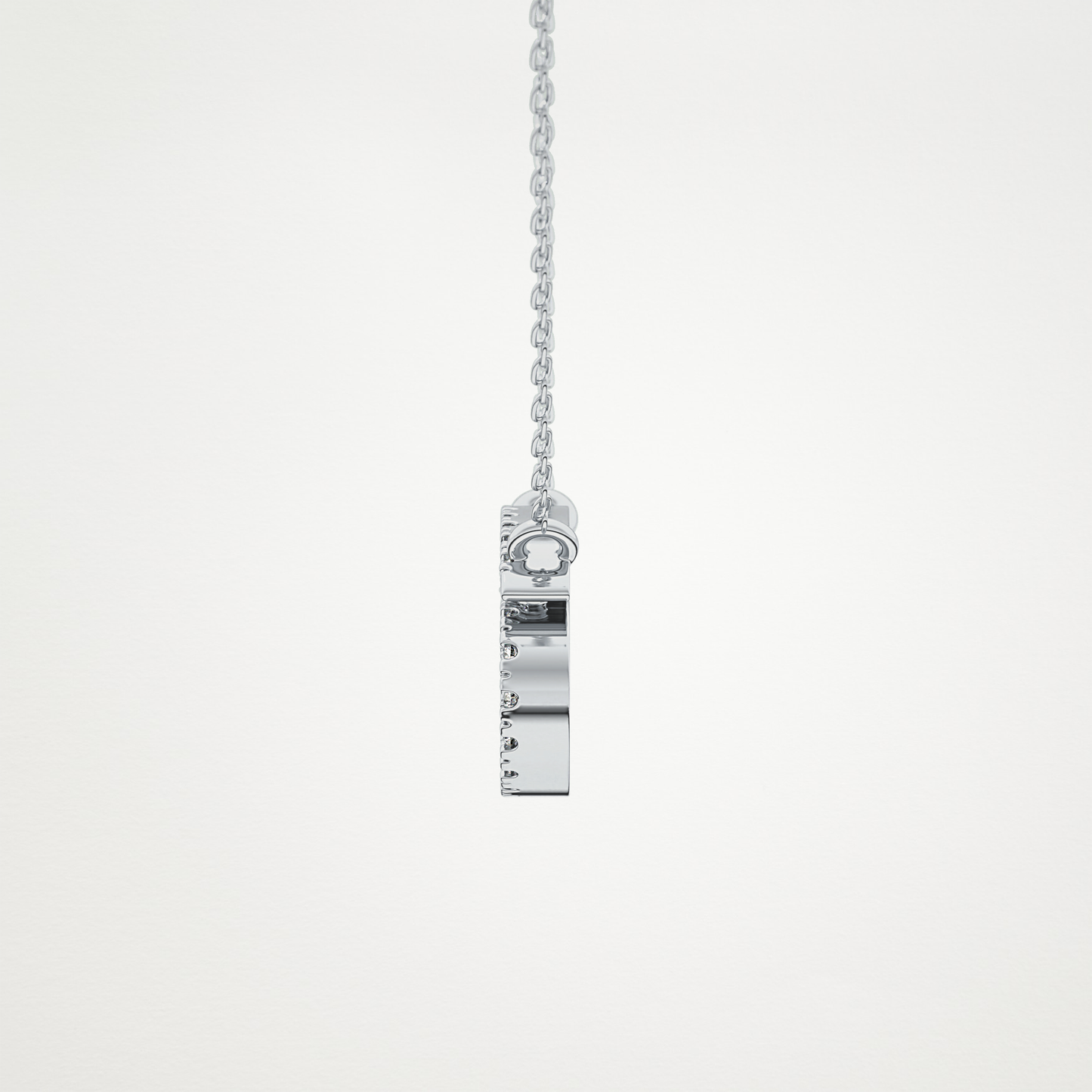0.175 TCW Round Lab Grown Diamond Cancer Zodiac Sign Necklace