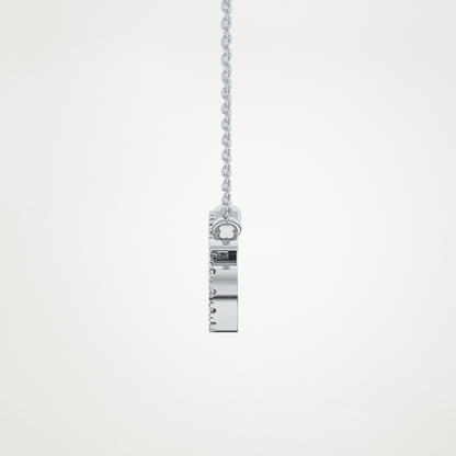 0.175 TCW Round Lab Grown Diamond Cancer Zodiac Sign Necklace