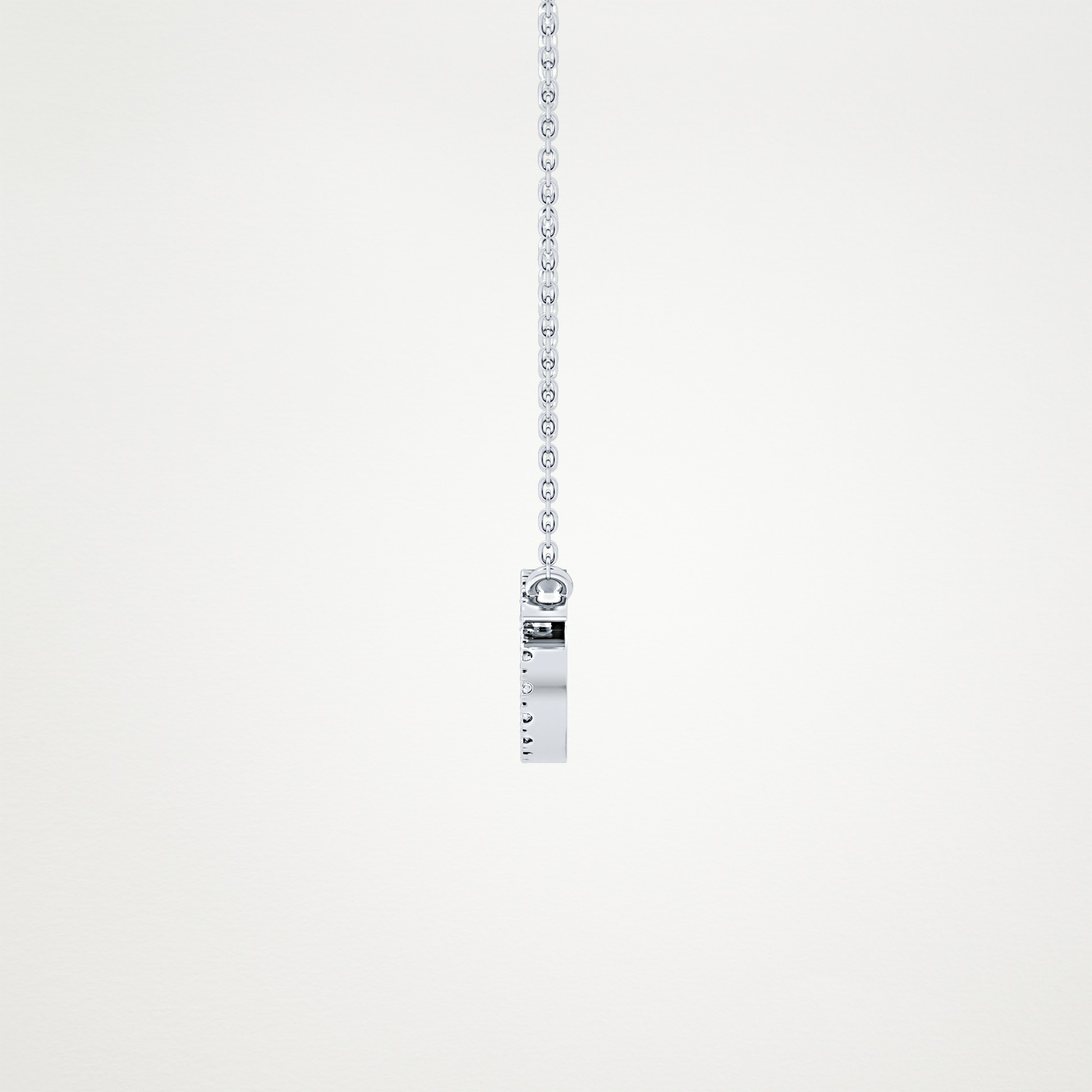 0.175 TCW Round Lab Grown Diamond Cancer Zodiac Sign Necklace