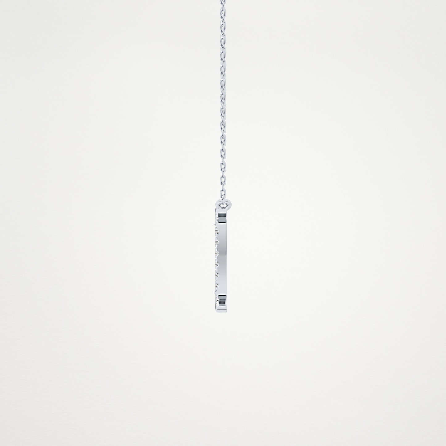 0.13 TCW Round Lab Grown Diamond Gemini Zodiac Sign Necklace