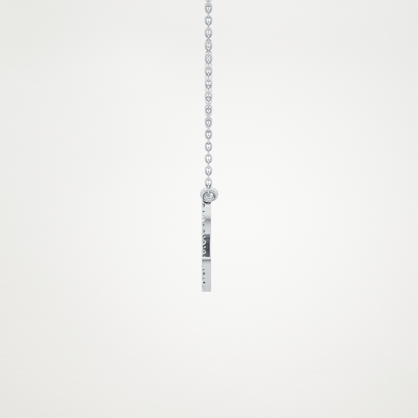 0.14 TCW Round Lab Grown Diamond Leo Zodiac Sign Necklace