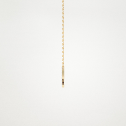 0.042 TCW Round Lab Grown Diamond Sagittarius Zodiac Sign Necklace
