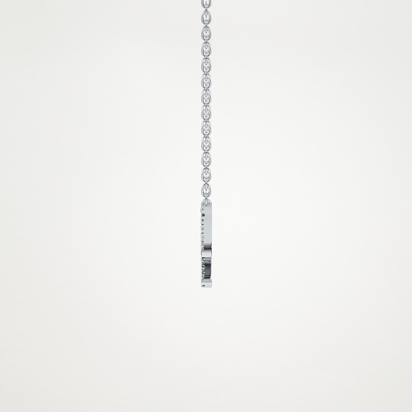 0.042 TCW Round Lab Grown Diamond Sagittarius Zodiac Sign Necklace