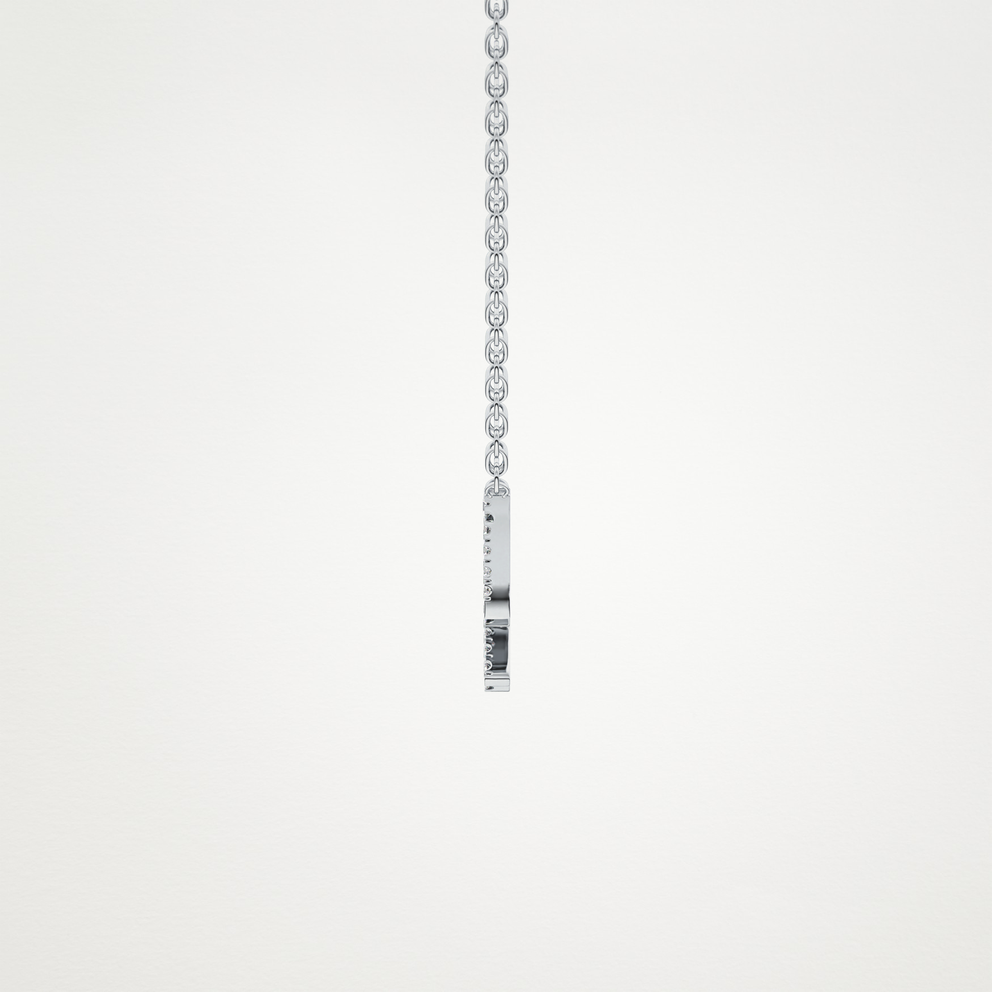 0.042 TCW Round Lab Grown Diamond Sagittarius Zodiac Sign Necklace