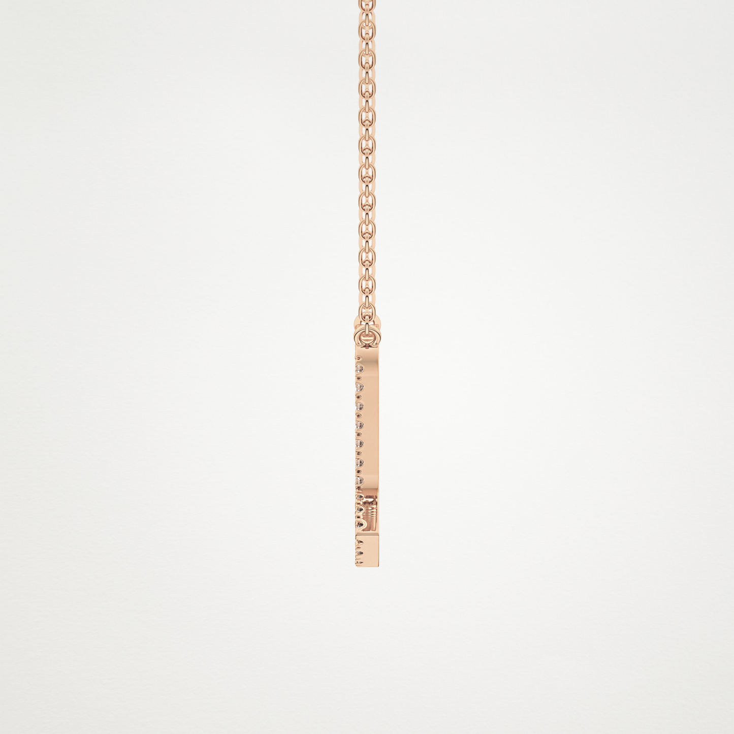 0.093 TCW Round Lab Grown Diamond Scorpio Zodiac Sign Necklace