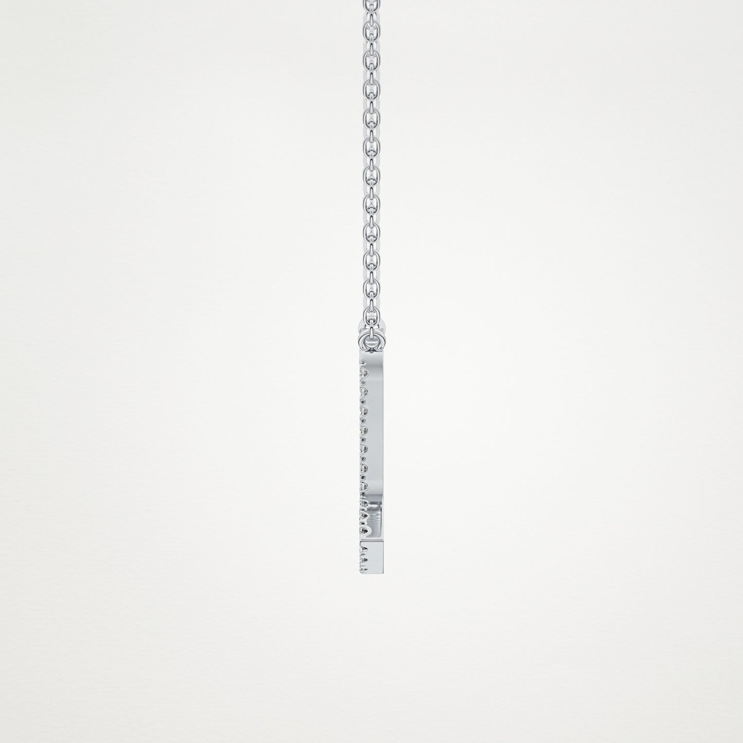 0.093 TCW Round Lab Grown Diamond Scorpio Zodiac Sign Necklace