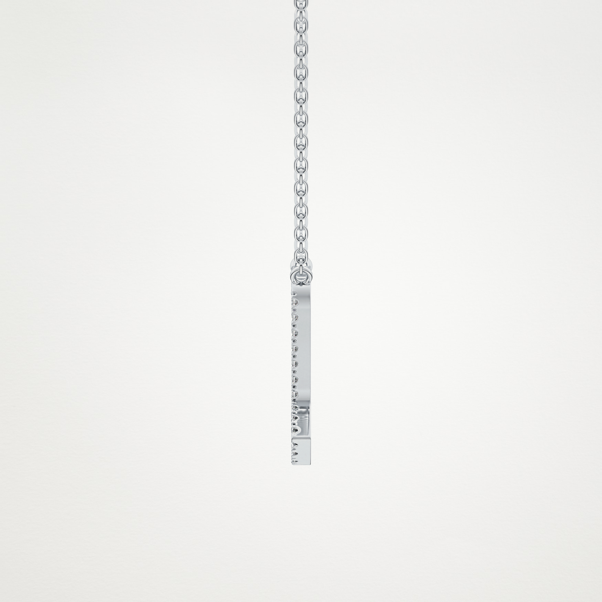 0.093 TCW Round Lab Grown Diamond Scorpio Zodiac Sign Necklace