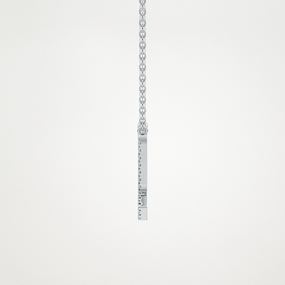 0.093 TCW Round Lab Grown Diamond Scorpio Zodiac Sign Necklace