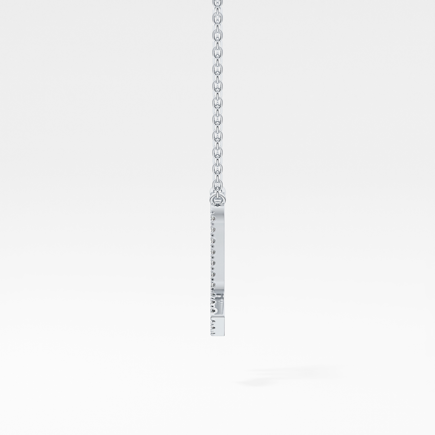 0.093 TCW Round Lab Grown Diamond Scorpio Zodiac Sign Necklace
