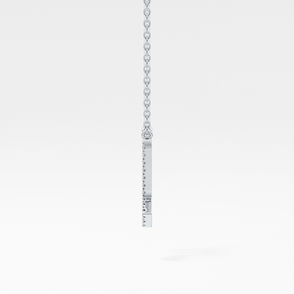 0.093 TCW Round Lab Grown Diamond Scorpio Zodiac Sign Necklace