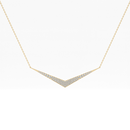 0.272 TCW Round Lab Grown Diamond Multiple Stone Necklace