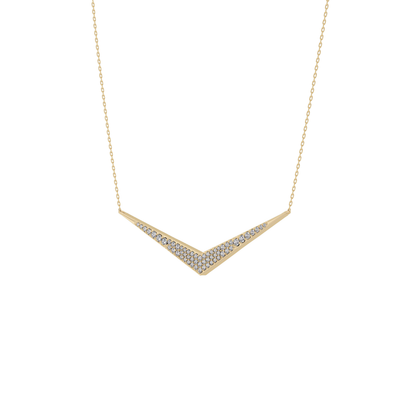 0.272 TCW Round Lab Grown Diamond Multiple Stone Necklace
