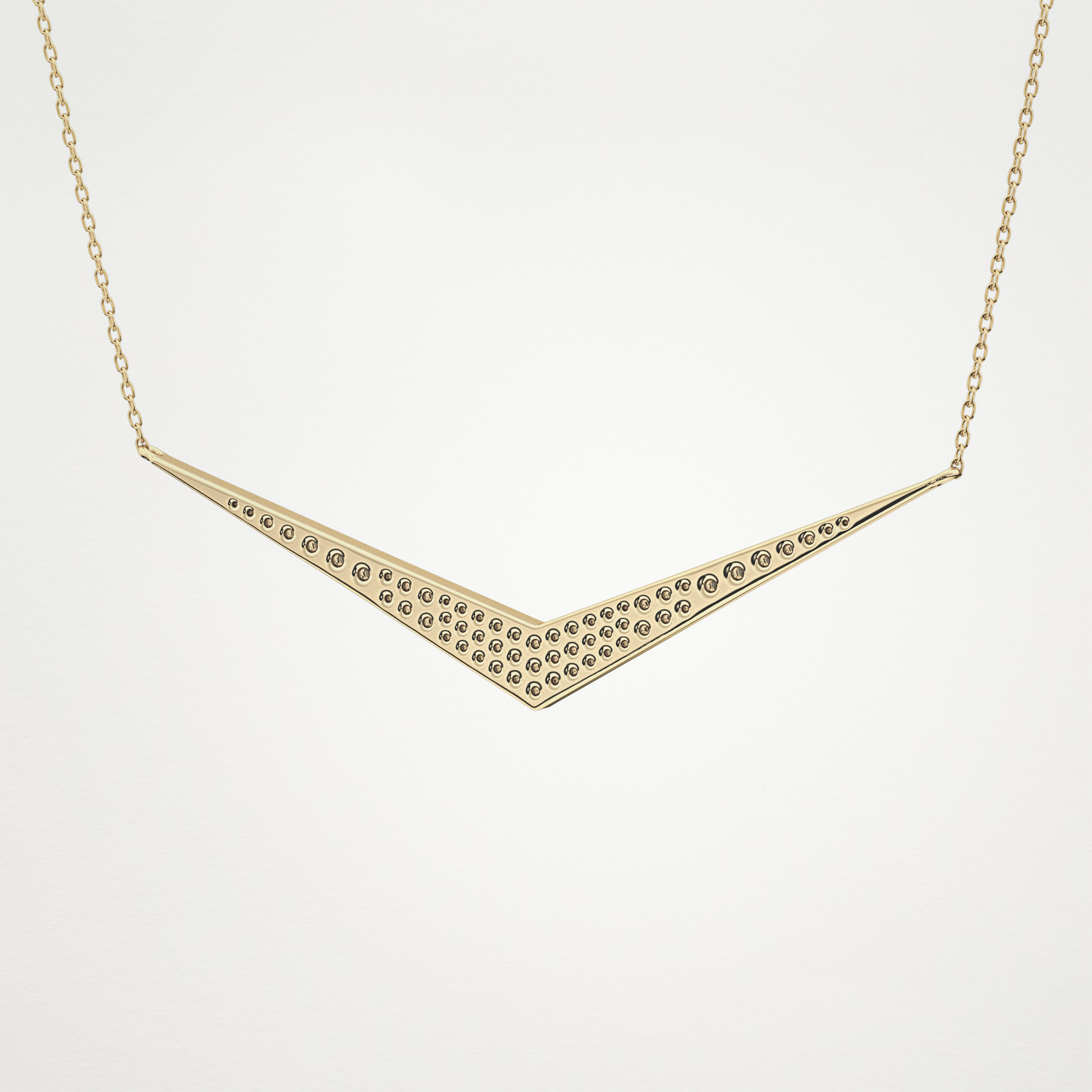 0.272 TCW Round Lab Grown Diamond Multiple Stone Necklace