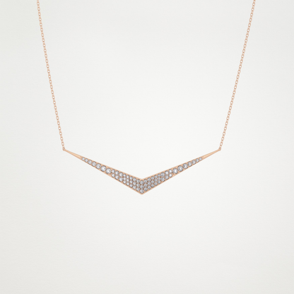 0.272 TCW Round Lab Grown Diamond Multiple Stone Necklace