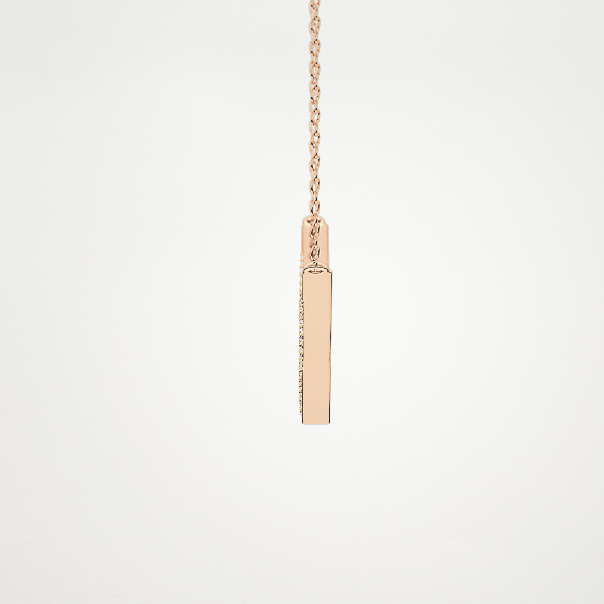 0.272 TCW Round Lab Grown Diamond Multiple Stone Necklace
