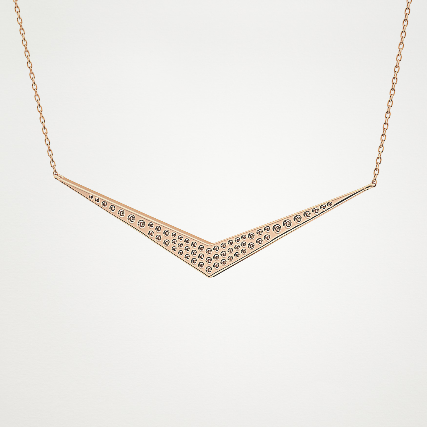 0.272 TCW Round Lab Grown Diamond Multiple Stone Necklace