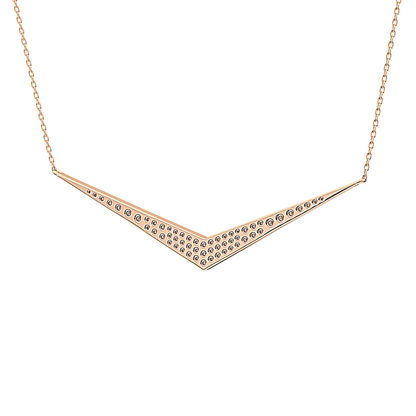 0.272 TCW Round Lab Grown Diamond Multiple Stone Necklace