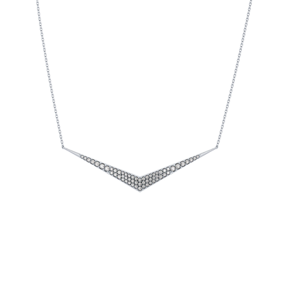 0.272 TCW Round Lab Grown Diamond Multiple Stone Necklace