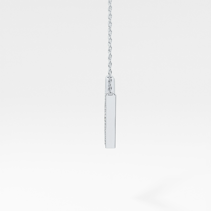 0.272 TCW Round Lab Grown Diamond Multiple Stone Necklace