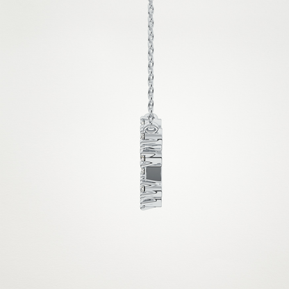 0.2 TCW Round Lab Grown Diamond Aquarius Zodiac Constellation Necklace