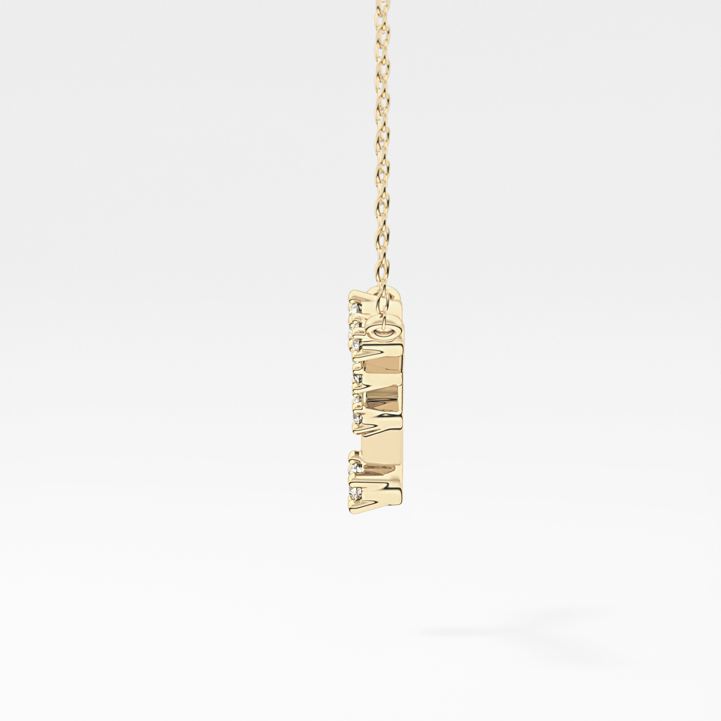 0.116 TCW Round Lab Grown Diamond Cancer Zodiac Constellation Necklace