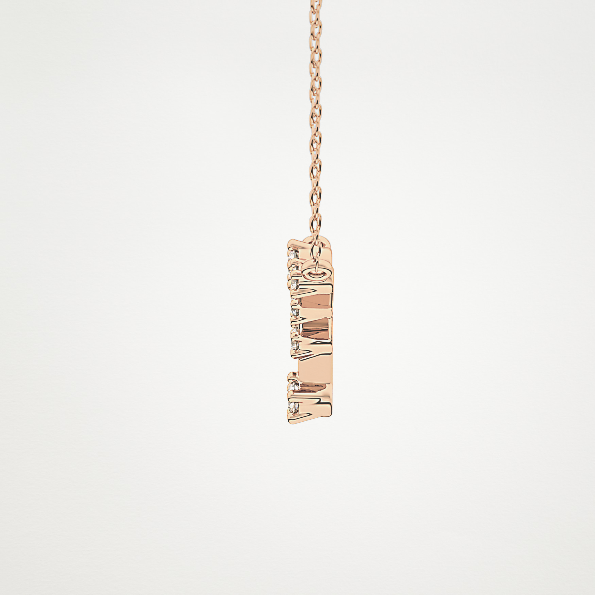 0.116 TCW Round Lab Grown Diamond Cancer Zodiac Constellation Necklace