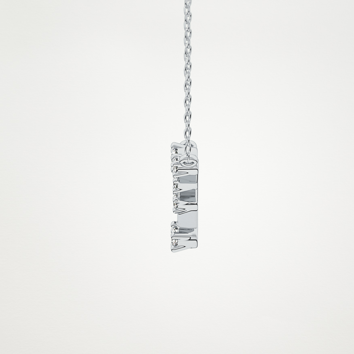 0.116 TCW Round Lab Grown Diamond Cancer Zodiac Constellation Necklace