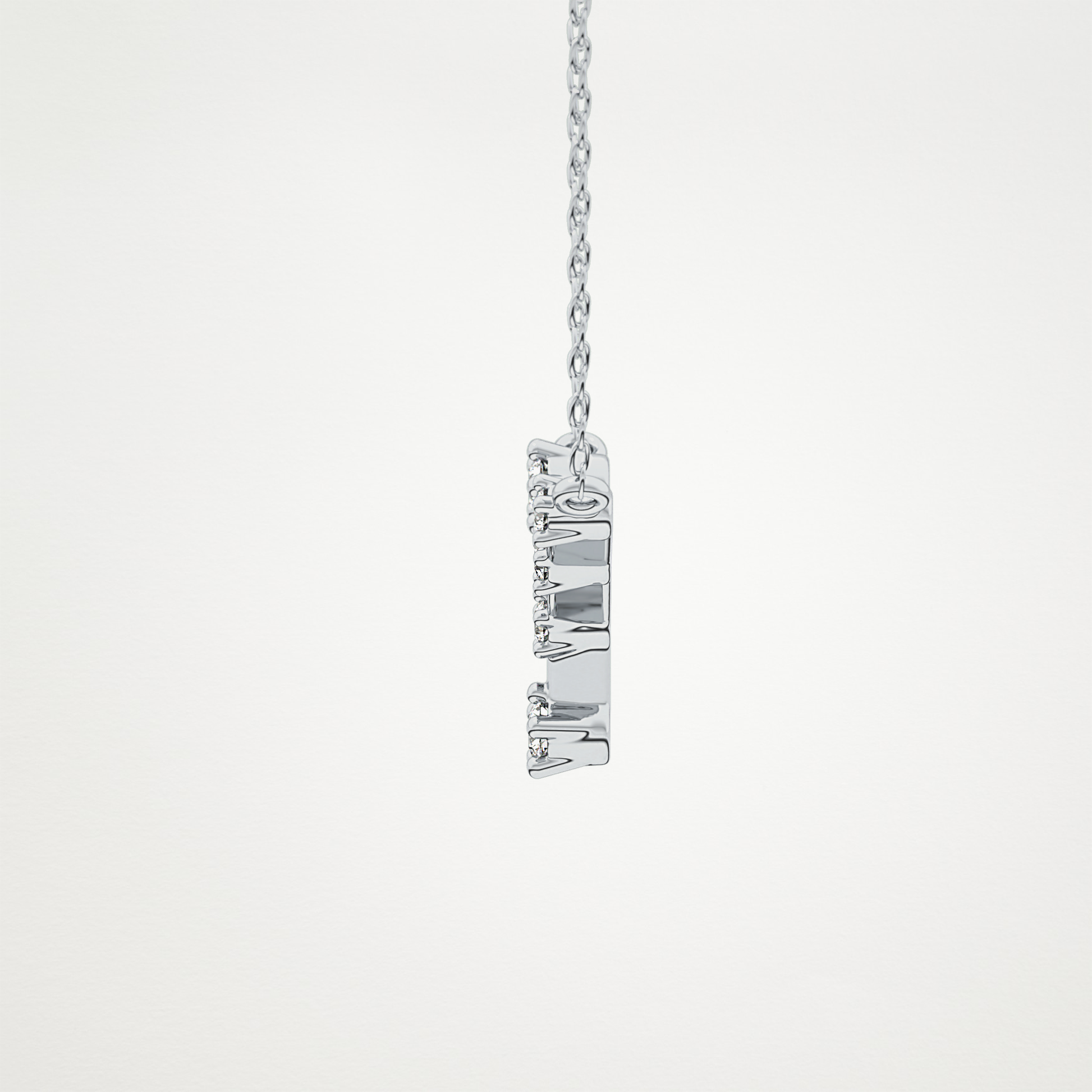 0.116 TCW Round Lab Grown Diamond Cancer Zodiac Constellation Necklace