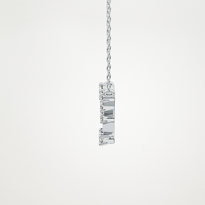 0.116 TCW Round Lab Grown Diamond Cancer Zodiac Constellation Necklace