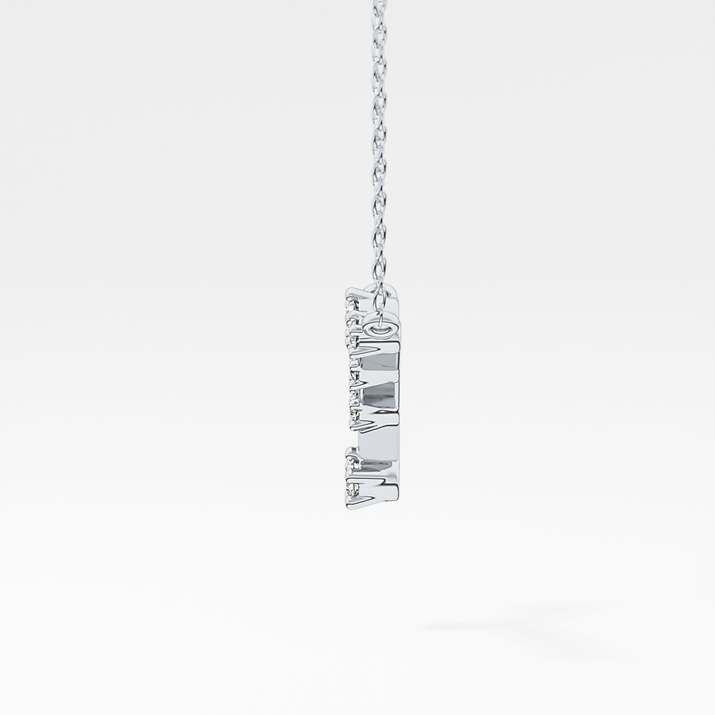 0.116 TCW Round Lab Grown Diamond Cancer Zodiac Constellation Necklace