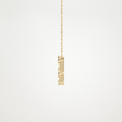 0.18 TCW Round Lab Grown Diamond Gemini Zodiac Constellation Necklace